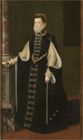 Isabel Holding a Portrait of Phillip II by Sofonisba Anguissola 