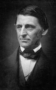 Black and white image of Ralph Waldo Emerson